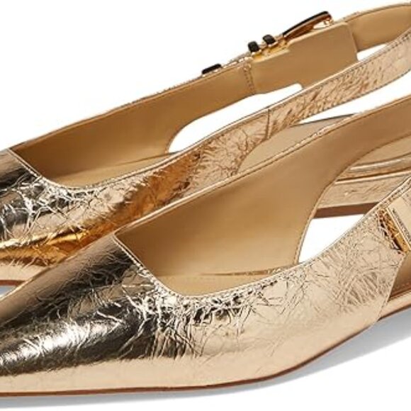 Michael Kors Darrington Leather Slingback Flats - Picture 5 of 8